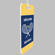 Tennis Bag/Luggage Tag - Personalized Tennis Team with Rackets