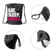 Cheerleading Sport Pack Cinch Sack Eat. Sleep. Cheer.