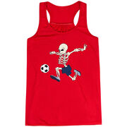 Soccer Flowy Racerback Tank Top - Skeleton Striker