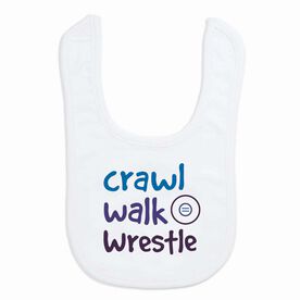 Wrestling Baby Bib - Crawl Walk Wrestle