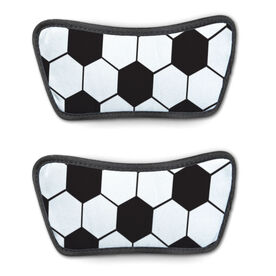 Soccer Repwell&reg; Sandal Straps - Soccer Ball Texture