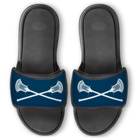 Guys Lacrosse Repwell&reg; Slide Sandals - Crossed Sticks