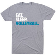 Volleyball T-Shirt Short Sleeve Eat. Sleep. Volleyball.