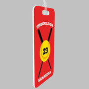 Softball Bag/Luggage Tag - Personalized Team Crossed Bats