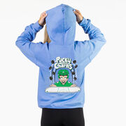 Hockey Hooded Sweatshirt - Pucky Charms (Back Design)