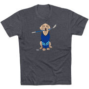 Hockey Short Sleeve T-Shirt - Puck The Hockey Dog