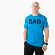 Baseball T-Shirt Short Sleeve - Baseball Dad Silhouette