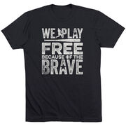 Baseball T-Shirt Short Sleeve - Because Of The Brave Baseball