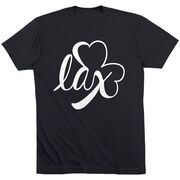 Girls Lacrosse Short Sleeve T-Shirt - Lax Shamrock