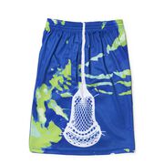 Lacrosse Beckett&trade; Shorts - Spiral Tie-Dye Green