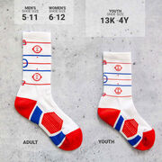 Hockey Woven Mid-Calf Socks - Rink