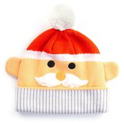 Happy Hatter Santa Knit Beanie Hat