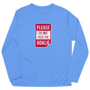 Hockey Long Sleeve Performance Tee - Don't Feed The Goalie