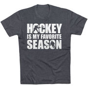 Hockey Short Sleeve T-Shirt - Hockey Is My Favorite Season