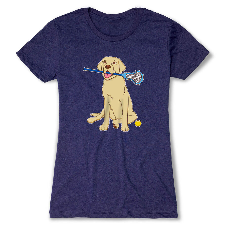 Girls Lacrosse Women's Everyday Tee - Chase The Lax Dog