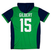 Custom Team Lightweight Short Sleeve ShieldDri Hoodie - Girls Lacrosse