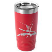 Skiing 20 oz. Double Insulated Tumbler - Male Silhouette