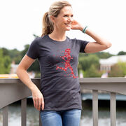 Women's Everyday Runners Tee - Heartfelt Runner Girl