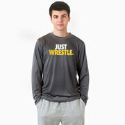 Wrestling Long Sleeve Performance Tee - Just Wrestle