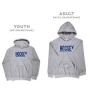 Hockey Hooded Sweatshirt - I'd Rather Be Playing Hockey