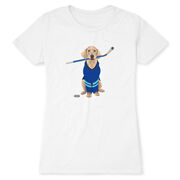 Hockey Women's Everyday Tee - Puck The Hockey Dog
