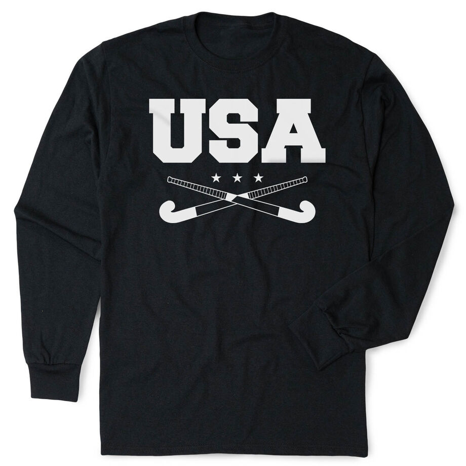 Field Hockey Tshirt Long Sleeve - USA Field Hockey