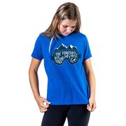 Skiing & Snowboarding Short Sleeve T-Shirt - The Mountains Are Calling