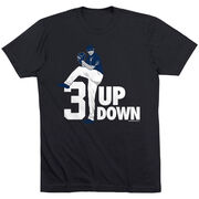 Baseball Tshirt Short Sleeve 3 Up 3 Down