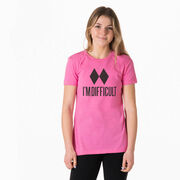 Skiing & Snowboarding Women's Everyday Tee - I'm Difficult