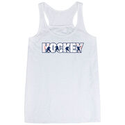 Hockey Flowy Racerback Tank Top - Hockey Life