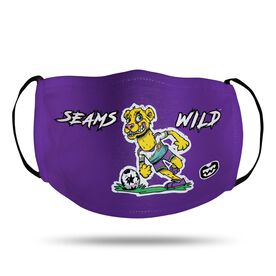 Seams Wild Soccer Face Mask - Lionardo