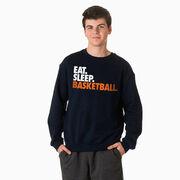 Basketball Crewneck Sweatshirt - Eat Sleep Basketball