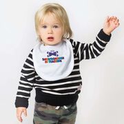 Snowboarding Baby Bib - Snowboarder in Training