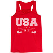 Field Hockey Flowy Racerback Tank Top - USA Field Hockey