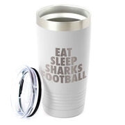 Football 20 oz. Double Insulated Tumbler - Personalized Eat Sleep Football