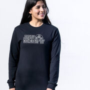 Soccer Tshirt Long Sleeve - Just Kickin' It