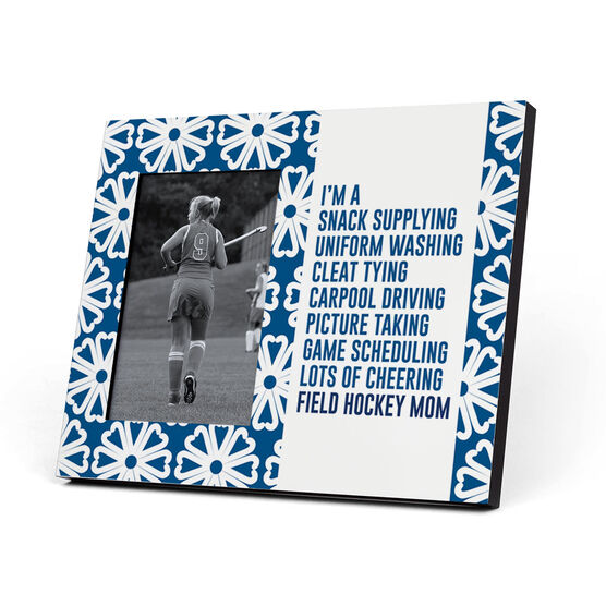 Field Hockey Photo Frame I M A Mom With Pattern Field Hockey Photo Frame I M A Mom With Pattern
