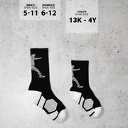 Soccer Woven Mid-Calf Socks - Soccer Player