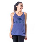 Girls Lacrosse Women's Everyday Tank Top - Just Chillax'n