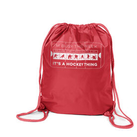 Hockey Drawstring Backpack - 24-7 Hockey