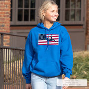 Soccer Hooded Sweatshirt - Patriotic Soccer