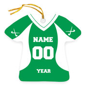 Field Hockey Ornament - Personalized Jersey