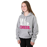 Cheerleading Hooded Sweatshirt - Eat Sleep Cheer