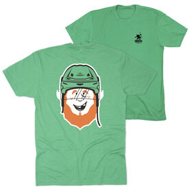 Hockey Short Sleeve T-Shirt - Lucky McPuck (Back Design)