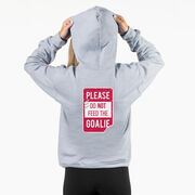 Hooded Sweatshirt - Don’t Feed The Goalie (Back Design)