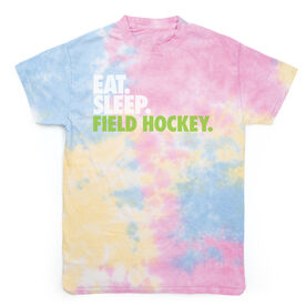 Field Hockey Short Sleeve T-Shirt - Eat. Sleep. Field Hockey Tie Dye