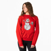 Volleyball Crewneck Sweatshirt - Serving Holiday Cheer