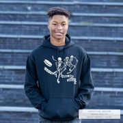 Hockey Hooded Sweatshirt - Dangle Snipe Skelly