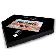 Baseball Home Plate Plaque - Thank You With Photo