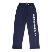 Basketball Fleece Sweatpants - Basketball [Youth Small/Navy] - SS